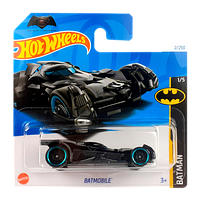 Машинка Базовая Hot Wheels Batmobile Batman v Superman Batman 1:64 HTB21 Black