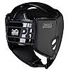 Боксерський шолом Phantom APEX Open Face Head Protection Black (капа в подарунок), фото 4