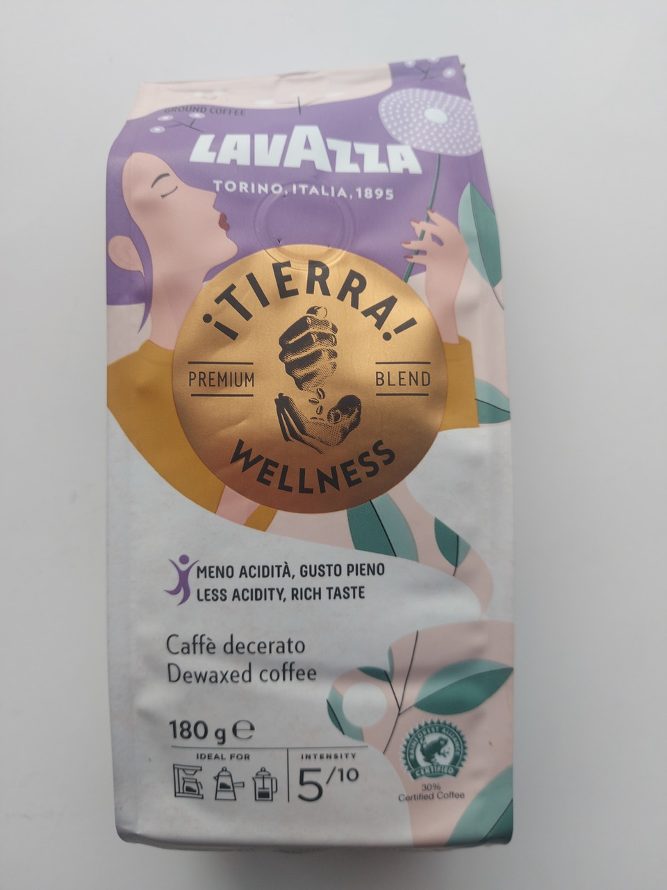 Мелена кава Lavazza Tierra Wellness 180 гр