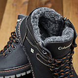 Чоловічі теплі зимові стильні черевики  з натуральної шкіри Коламбия model-407, фото 8