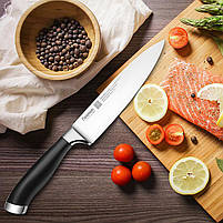 Ніж кухарський Fissman Elegance 15см mebelime з нержавіючої сталі, фото 5