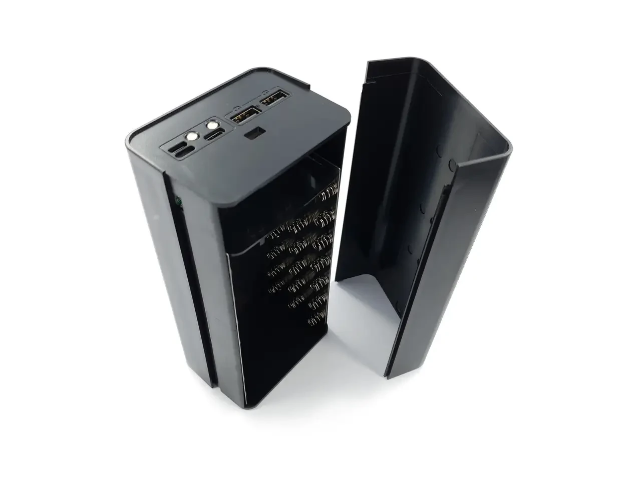 Корпус для повербанка 21 акумулятор 18650 2хUSB+microUSB+Type-C 3А (без аккумуляторів), фото 1