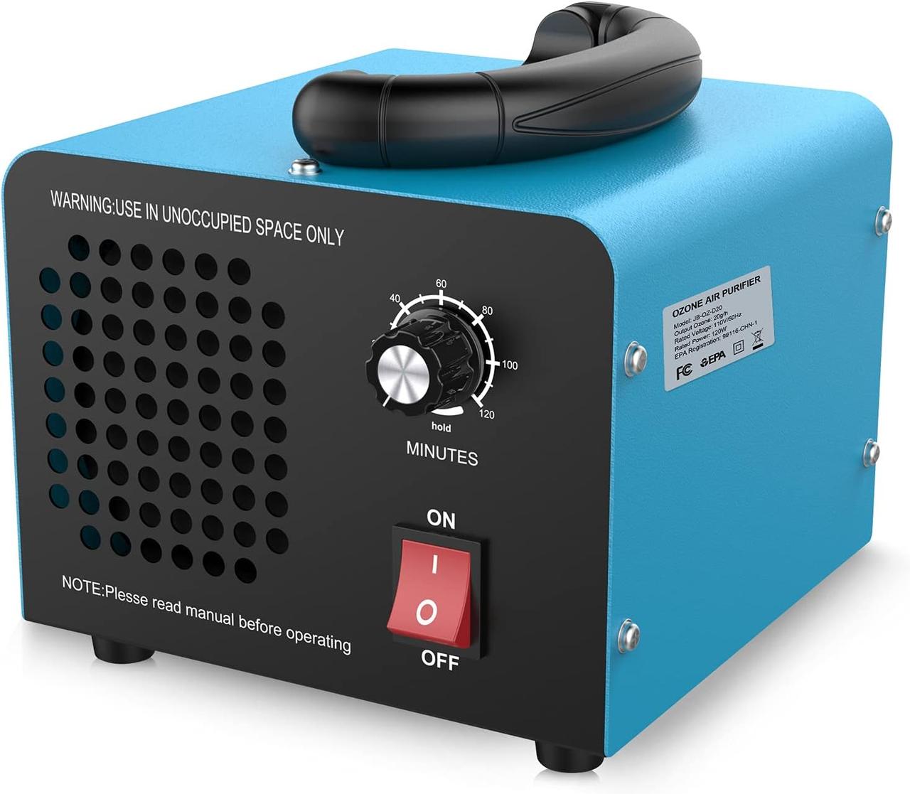 Генератор озону JOBYNA, озоновий апарат продуктивністю 20 000 мг/год, Amazon, Німеччина