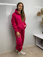 Костюм спортивний, трьохнитка на флісі, замок