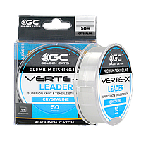 Леска GC Verte-X Leader 50м Crystaline 0.128мм