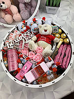 Сладкий подарочный бокс для девушки с конфетками набор в форме рафаэлло для жены, мамы, ребенка Nbox-59