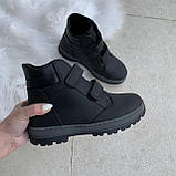 Черевики шкіряні зимові чорні /30623/ 36р, фото 3