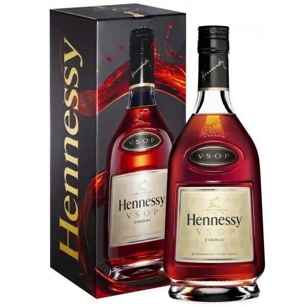 Муляж Коньяк Hennessy VSOP у подарунковій фірмовій упаковці, бутафорія 1.5л.