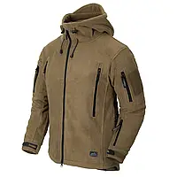 Кофта флісова Helikon-Tex Patriot Jacket Coyote, тактична чоловіча куртка з подвійного флісу НАТО койот