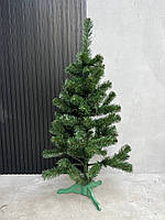 Искусственная елка Сказка 1м с густой хвоей зеленая , новогодняя искусственная ПВХ елка Сказка 1м мягкая