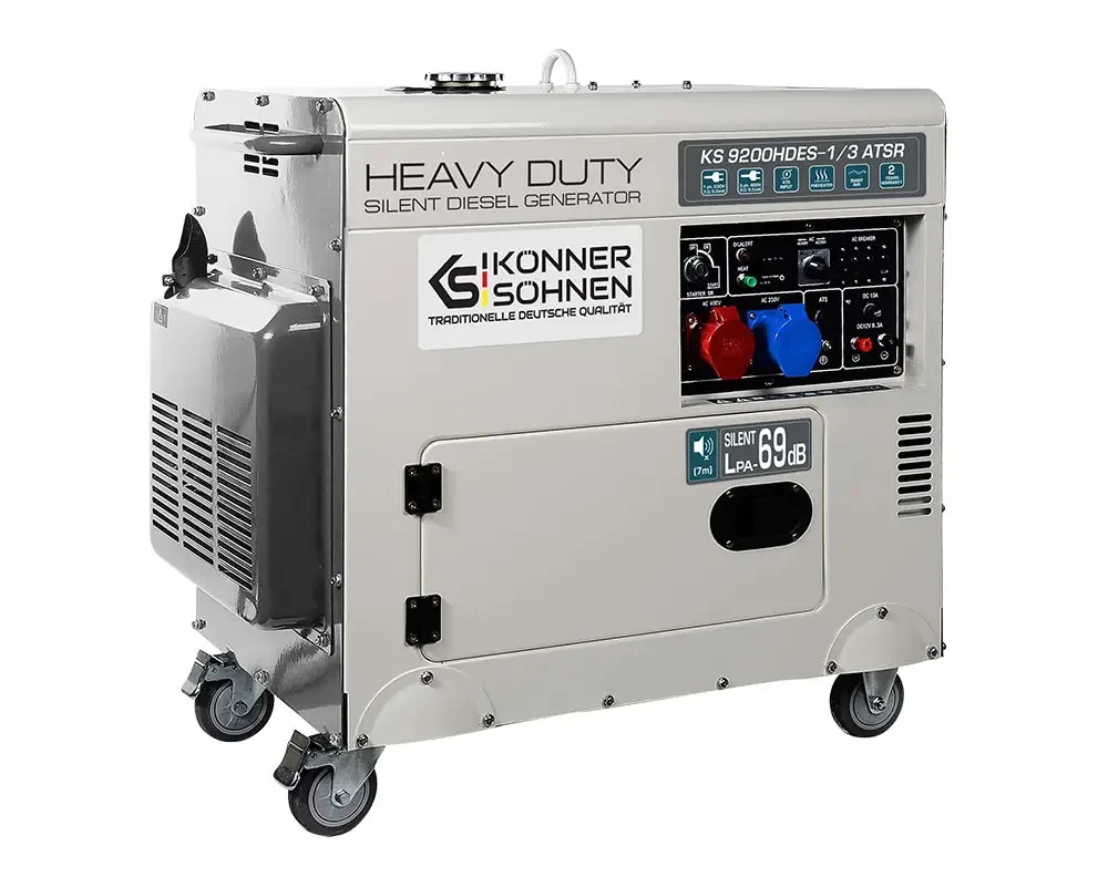 Дизельний генератор KS 9200HDES-1/3 ATSR (EURO V)