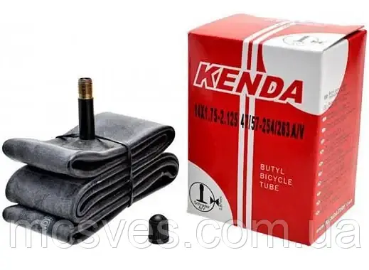 Камера велосипедна KENDA 18"х1, 75/2,125 AV