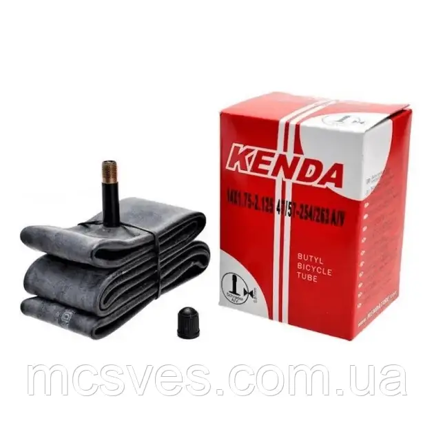 Камера велосипедна KENDA 14"х1, 75/2,125 AV
