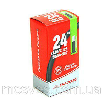 Камера велосипедна ChaoYang 24 x 1.95 / 2.125 AV48 мм