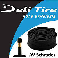 Камера велосипедна 10"х2/2,125 Deli Tire Schrader AV 35 з прямим штуцером