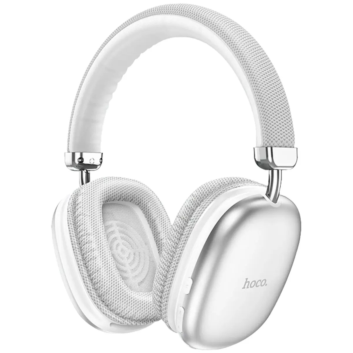 Бездротові навушники Bluetooth з мікрофоном Hoco wireless headphones (BT5.3, AUX/TF, 40h). Silver, фото 1