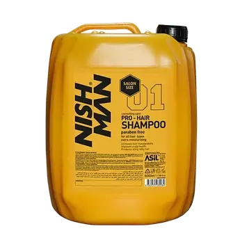 Шампунь для волосся професійний Nishman Salon Size Shampoo з кератином 5л