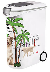 Контейнер для сухого корму, на коліщатках Curver 54л (20кг) PET LIFE 03906-Е27