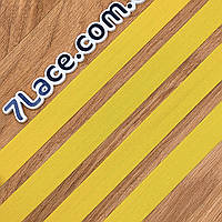 Косая бейка-стрейч (пополамка) МАТОВАЯ / тёплый жёлтый / ширина 2 см / заказ от 1 метра
