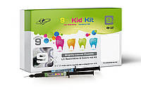Jen-Rainbow Kid Kit (Джен-Рейнбоу), Н-р: 9 х шпр.1мл + Jen-Unibond SE - 3мл, (Fluo: Green, Orange, Lime,