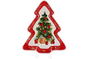 Блюдо у формі ялинки порцелянове BonaDi 30,5 см 498-244