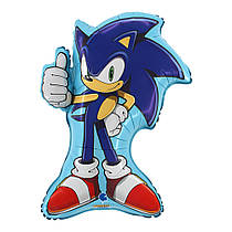 Фольгована кулька фігура "Сонік" 28" Grabo