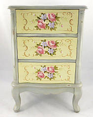 Комод із трьома ящиками Декупаж WV11508