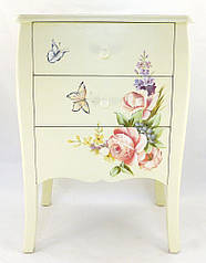 Комод Прованс з трьома ящиками-букет WV13010