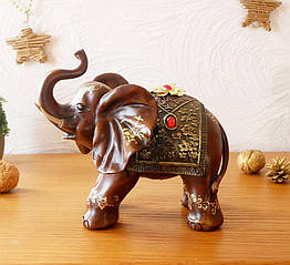 Фігурка слоника хобот вгору 20 см. H2624-3T