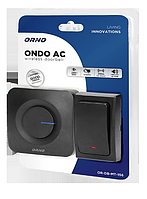 Звонок ORNO ONDO AC беспроводной черный OR-DB-MT-156