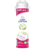 Диски ватные косметические Lady Cotton 100 шт, 1 упаковка