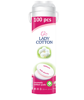 Диски ватні косметичні Lady Cotton 100 шт, 1 упаковка