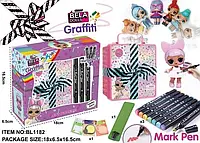 Игровой набор Кукла ЛОЛ Сюрприз, LOL, Bela Dolls Graffiti c 3-мя маркерами BL1182