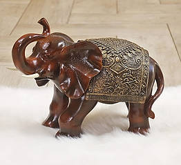 Статуетка слон покривало 30 см СП103 кол