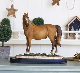Статуетка рудий кінь 22*19*9 см SM00556B