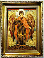 Ікона з бурштину Ангел Охоронець і-121 30*40