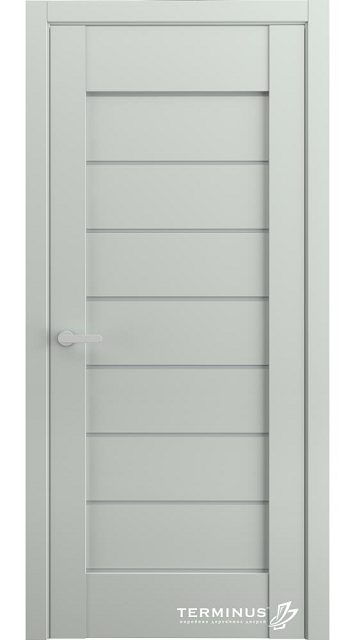 Двері міжкімнатні Термінус/ Terminus 112 глухая Білі матові ElitPlus