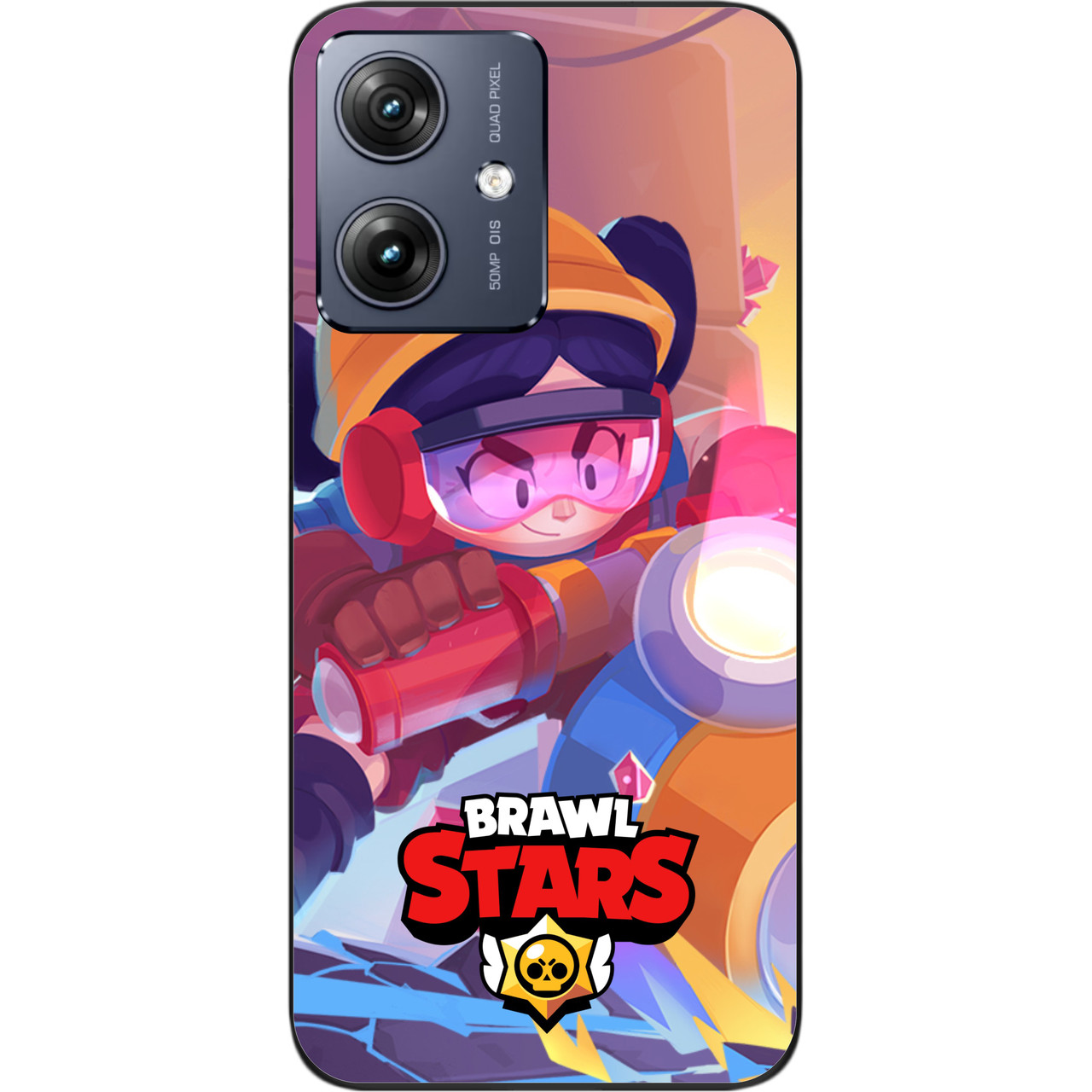 Силіконовий чохол Case для Motorola G54 Power з картинкою Бравл Джекі