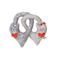 Декоративний виріб "Парочка котів" 40см