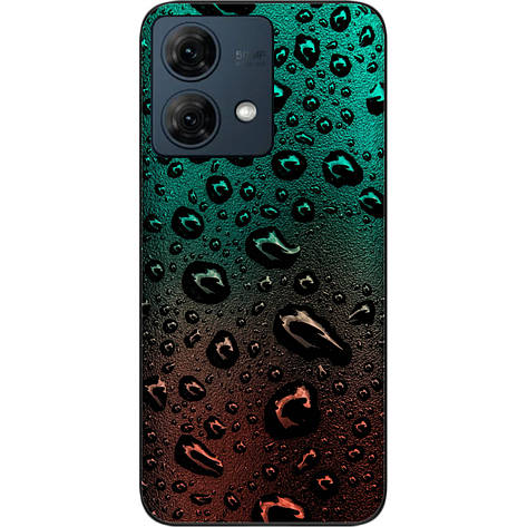 Силіконовий чохол Case для Motorola Moto G84 з картинкою Краплі води, фото 1
