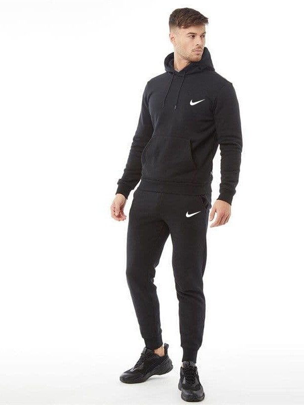 Демісезонний спортивний костюм чорный Nike (Найк)