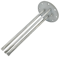 Фланец для бойлера под сухой тэн AEG, Tatramat, D180 мм, L405 мм (сплошная нержавейка)