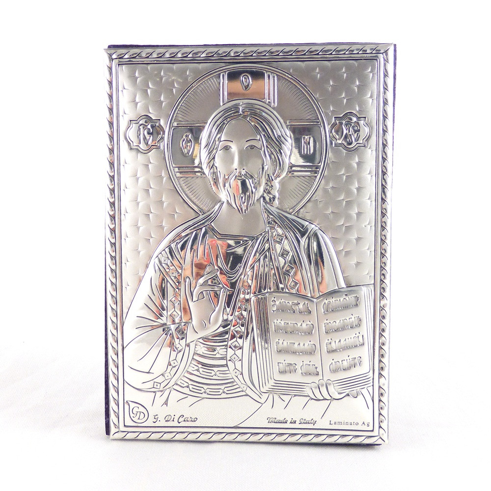 Ісус Христос значок на дерев'яній основі 1019