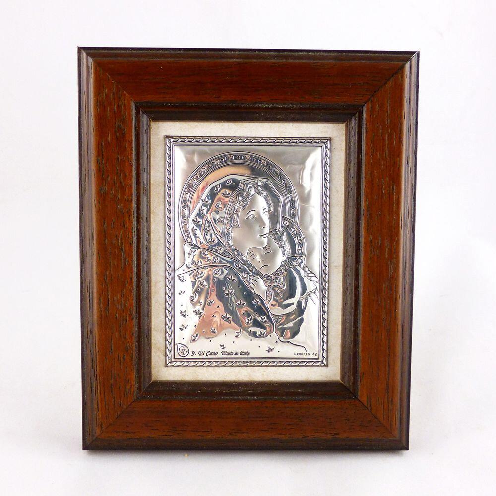 Образ Святої Марії з Ісусом у дерев'яний каркас.