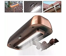 Вуличний настінний ліхтар Copper Bright сонячна батарея 3 в 1