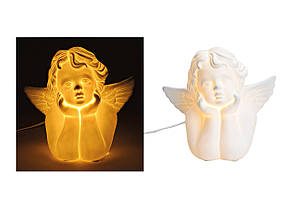 Світильник нічник Ангел білий кераміка 24X14X22 см 10019478