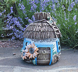 Скарбничка Українська хата - Петриківка гіпс КГ608-1