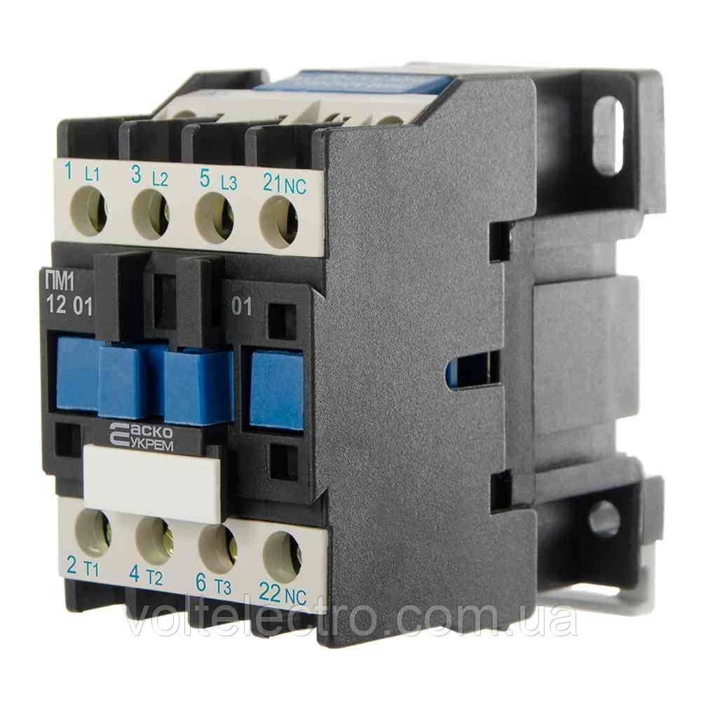 Магнітний пускач АСКО ПМ 1-12-01 220В, фото 1