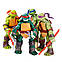 Набір фігурок 4 шт м\ф "Черепашки Ніндзя" - TMNT, Nickelodeon, 12CM, фото 6