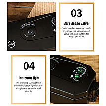 Домашній вакуумний пакувальник продуктів Vacuum Sealer, чорний, фото 3